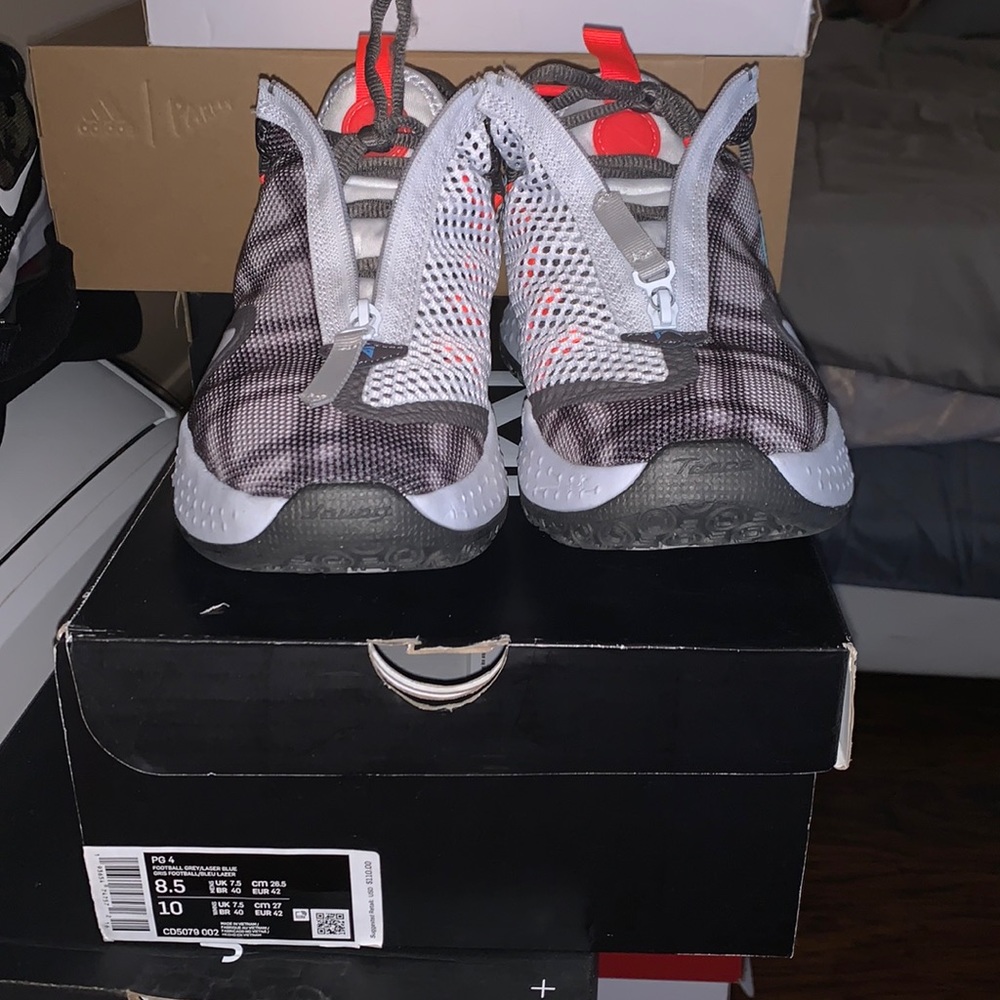 Nike PG4 football grey/laser blue size 8.5